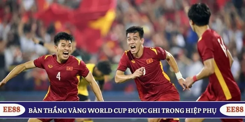 Bàn thắng vàng World Cup được ghi trong hiệp phụ